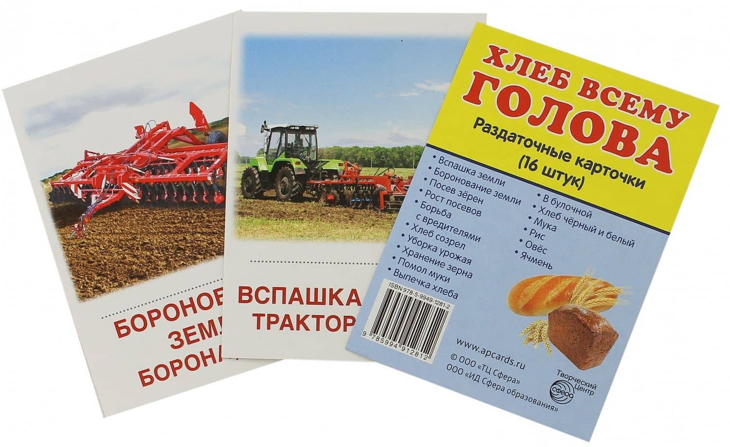Раздаточные карточки "Хлеб всему голова" (16 карточек) (2)