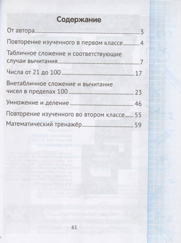 Математика. 2 класс. Минутка устного счета — Ольга Валерьевна Волкова (2)