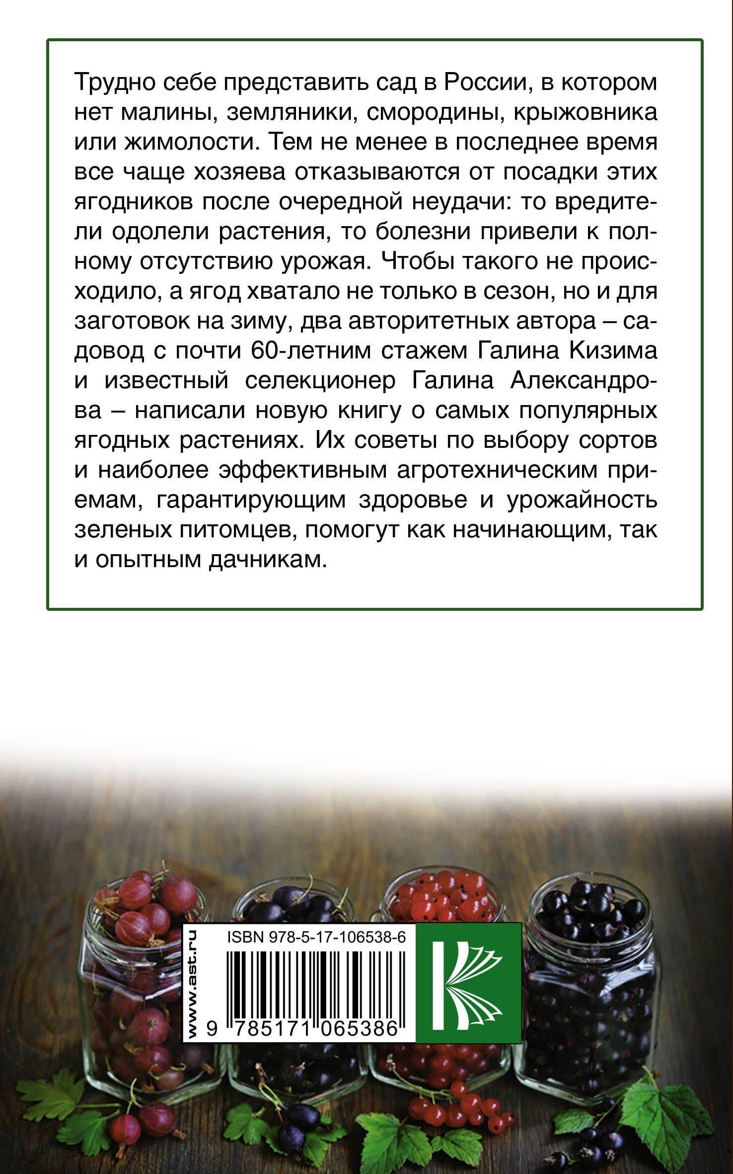 Ягоды вашего сада. Земляника, смородина, малина, крыжовник, жимолость — Галина Александровна Кизима (2)
