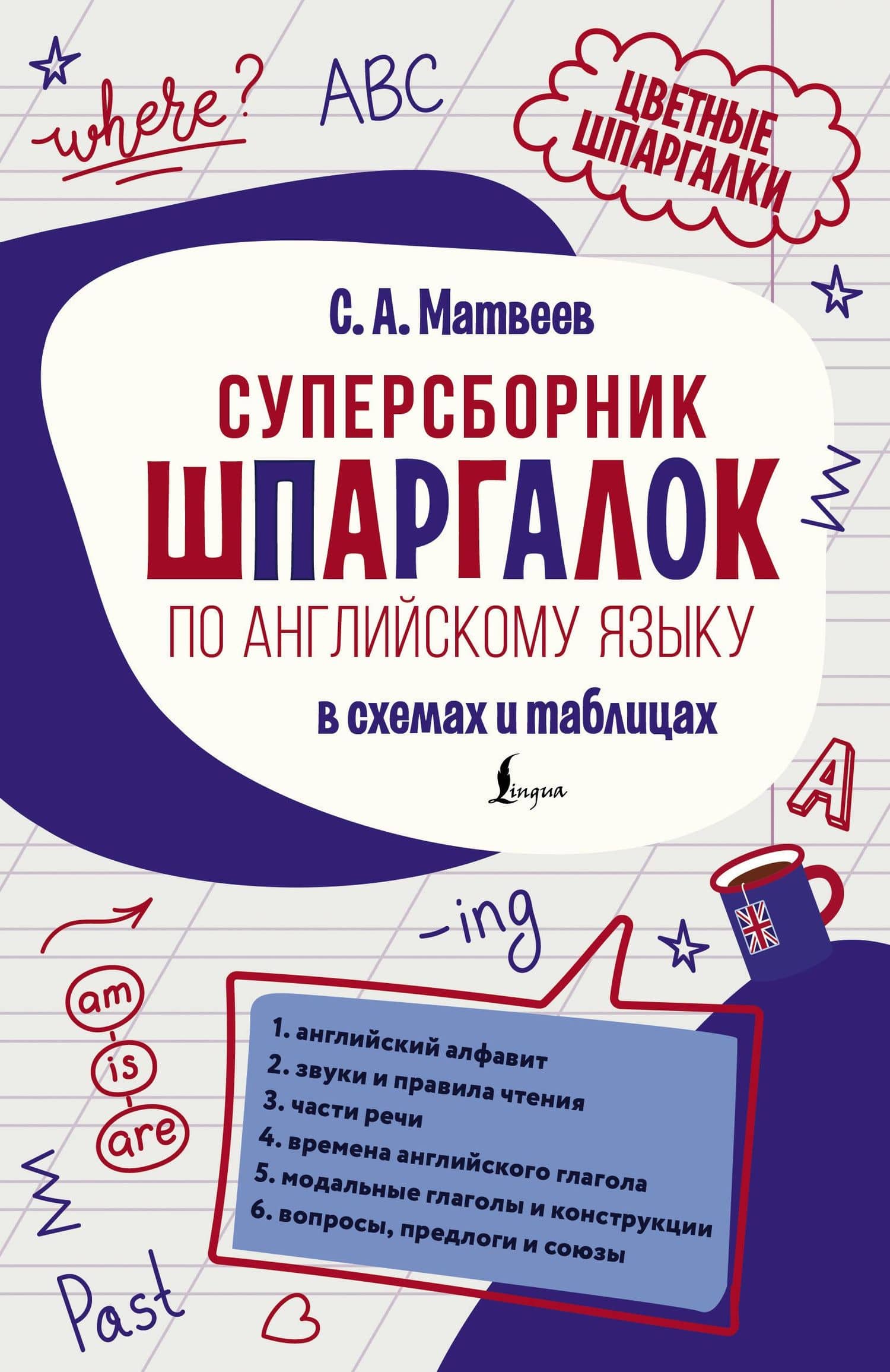Суперсборник шпаргалок по английскому языку — Сергей Александрович Матвеев