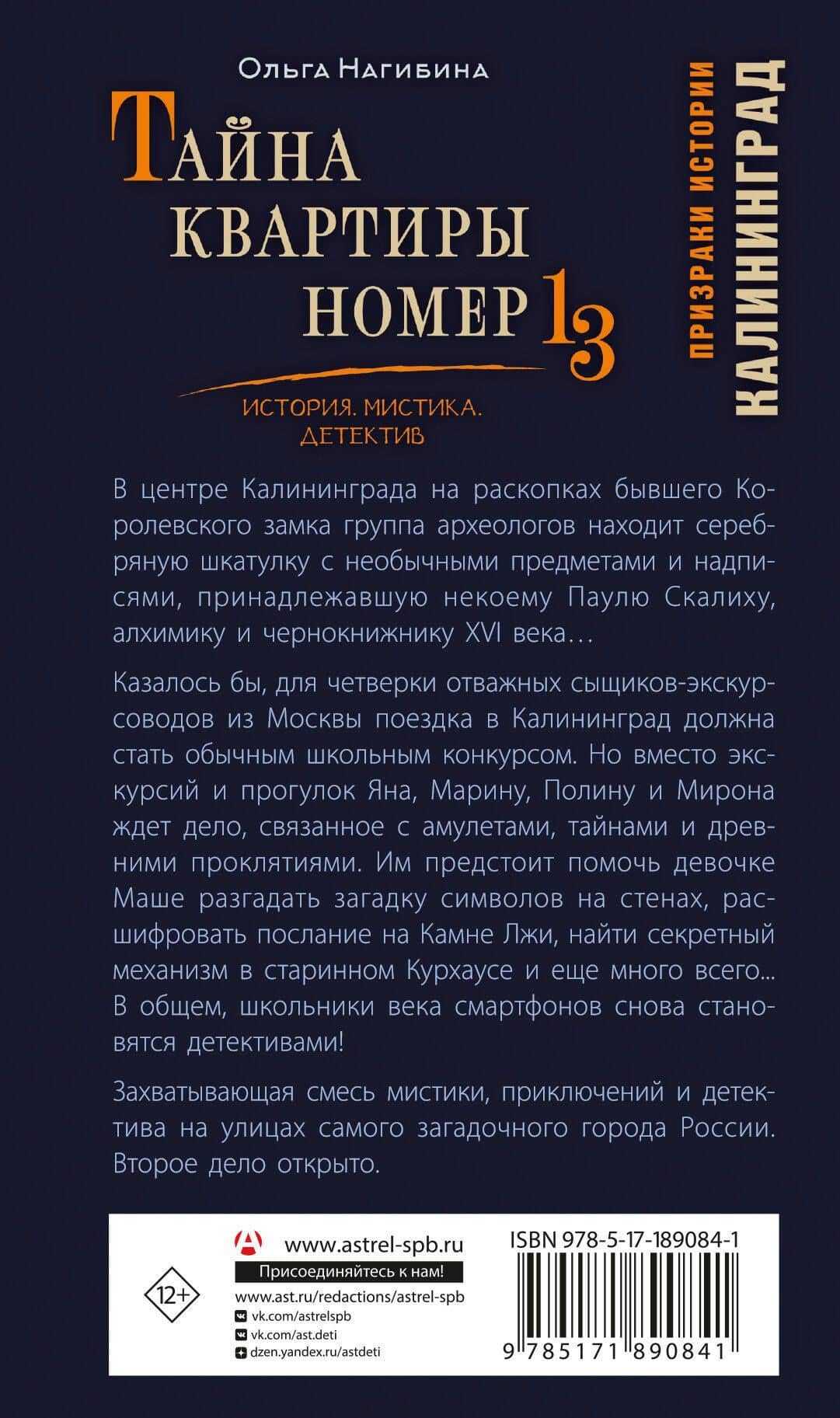 Тайна квартиры номер 13. История. Мистика. Детектив — Ольга Сергеевна Нагибина (2)