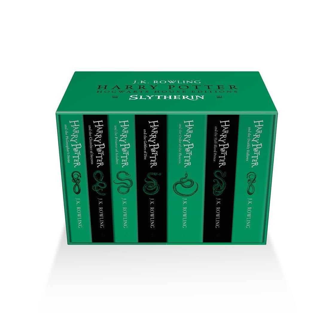 Harry Potter Slytherin House Ed Paperback Box Set J.K. Rowling Гарри Поттер, изд Слизерин комплект книг Дж. К Роулинг / Книги на английском языке — Роулинг Джоан Кэтлин (3)