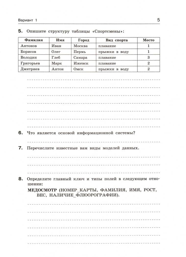 Информатика. 11 класс. Контрольные работы. Базовый уровень — Наталия Геннадьевна Иванова (3)