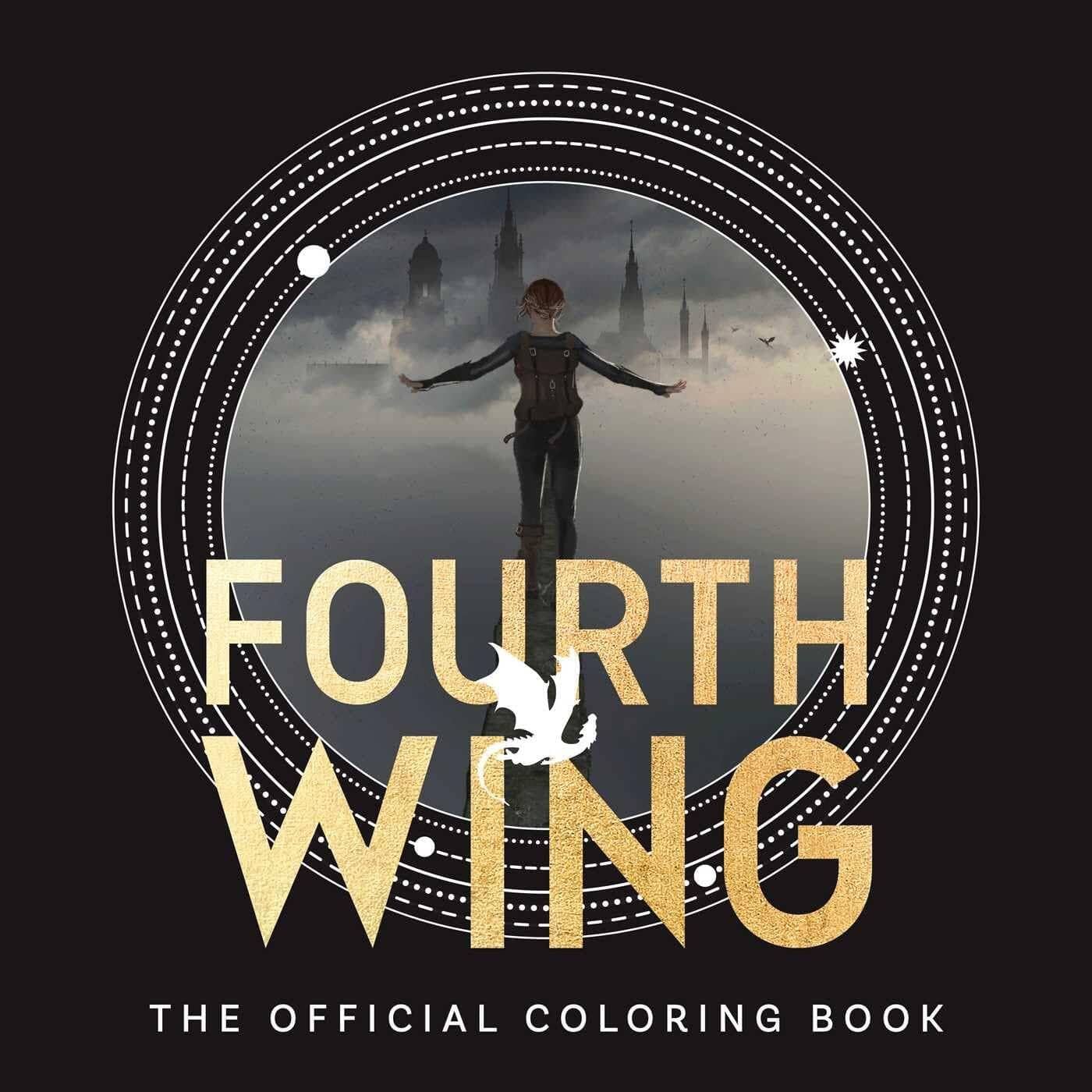 Fourth Wing: The Official Coloring Book Четвертое крыло официальная раскраска /Книги на английском языке