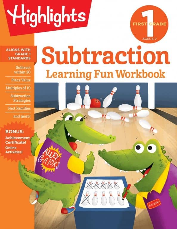 Highlights. First Grade Subtraction
