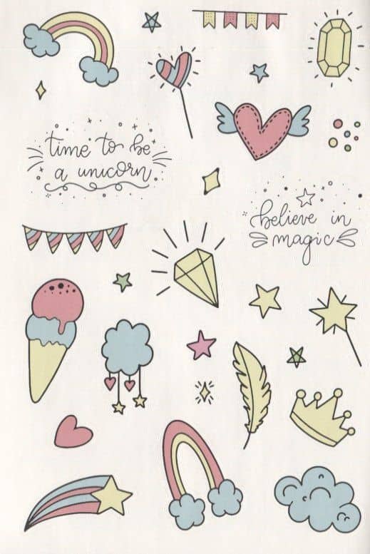 Bullet Journal Stickers: Более 300 наклеек (2)