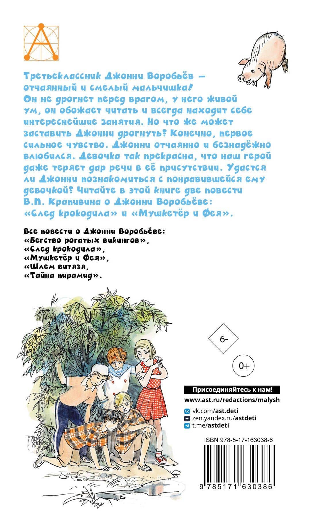Мушкетер и Фея. Истории из жизни Джонни Воробьёва — Владислав Петрович Крапивин (2)