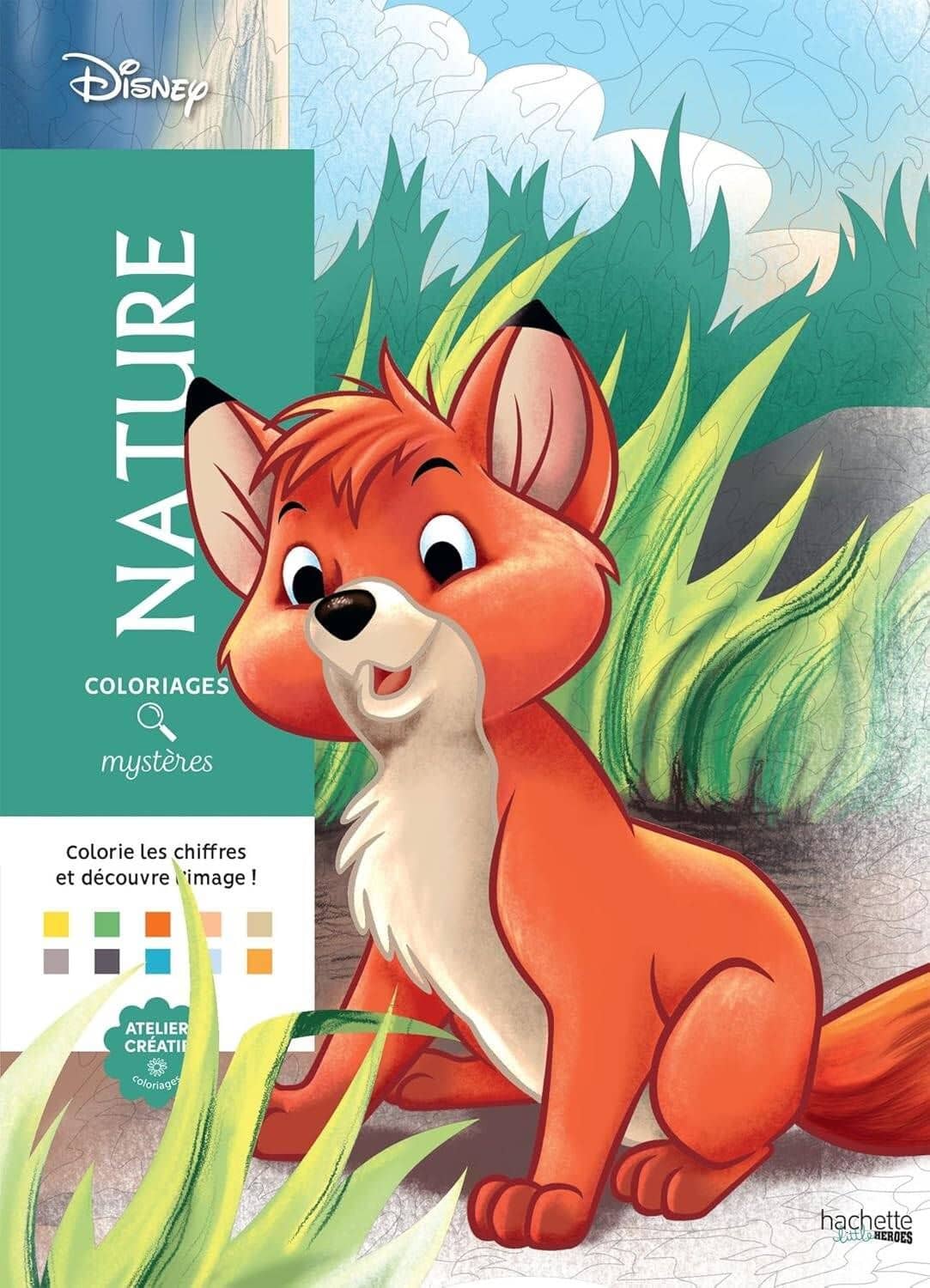 Coloriages mysteres Disney Nature раскраска Волшебный мир Диснея Природа /Книги на английском языке (3)