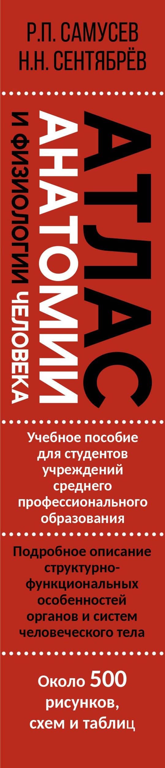 Атлас анатомии и физиологии человека. Учебное пособие для студентов учреждений среднего профессионального образования — Николай Николаевич Сентябрев (3)
