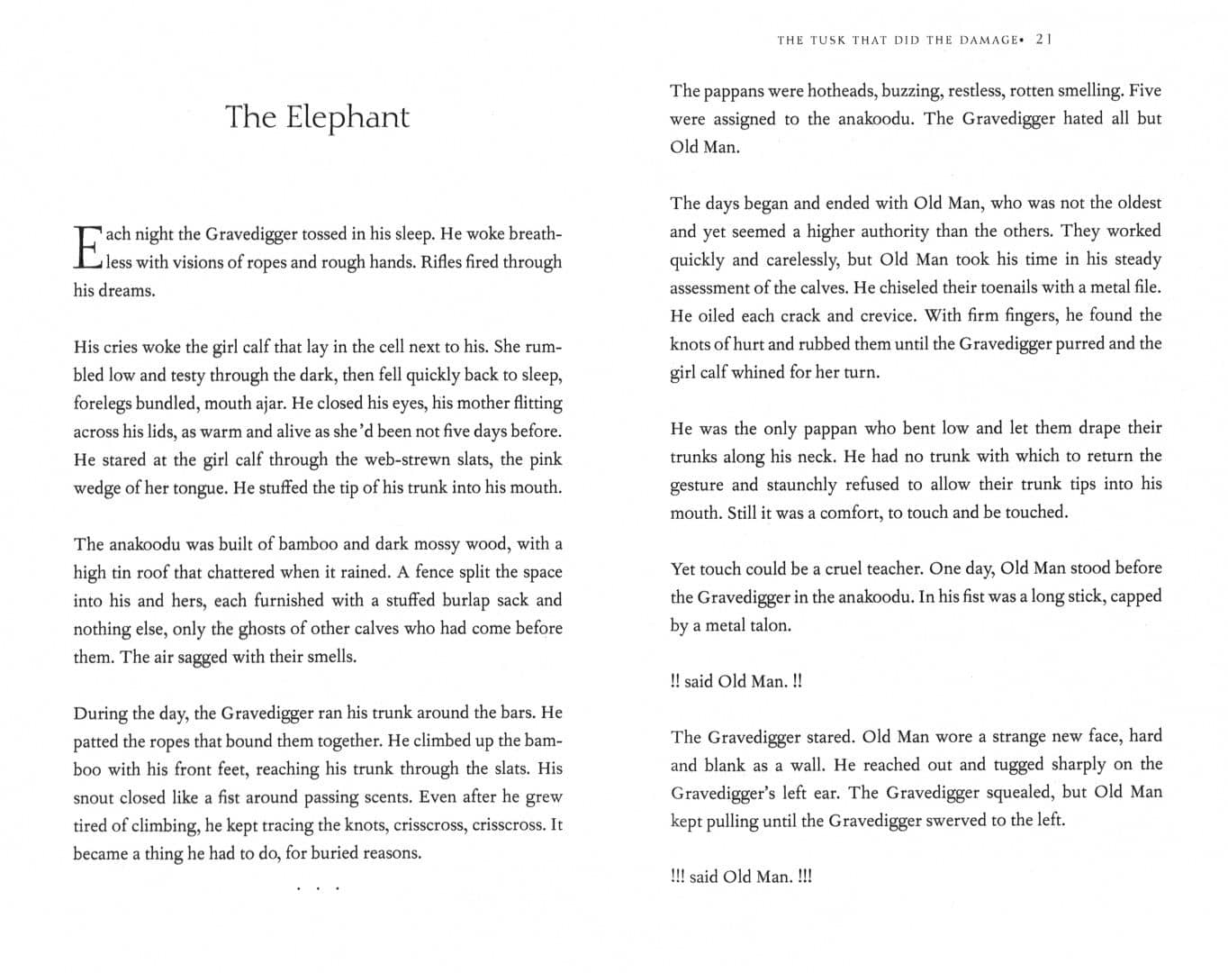 The Tusk That Did the Damage — Tania James (2)