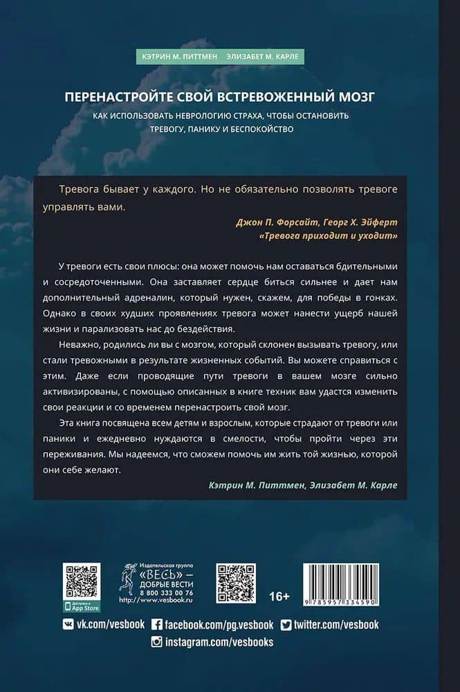 Перенастройте свой встревоженный мозг — Кэтрин М. Питтмен (2)