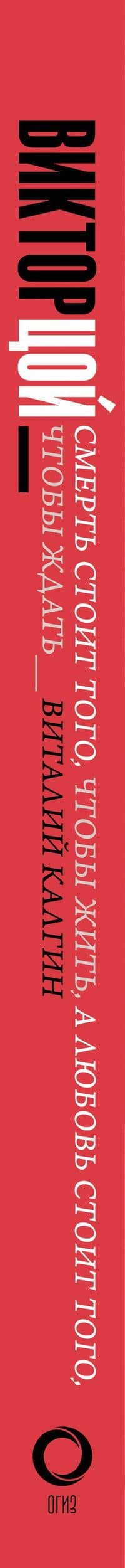 Виктор Цой. Смерть стоит того, чтобы жить, а любовь стоит того, чтобы ждать — Виталий Калгин (3)