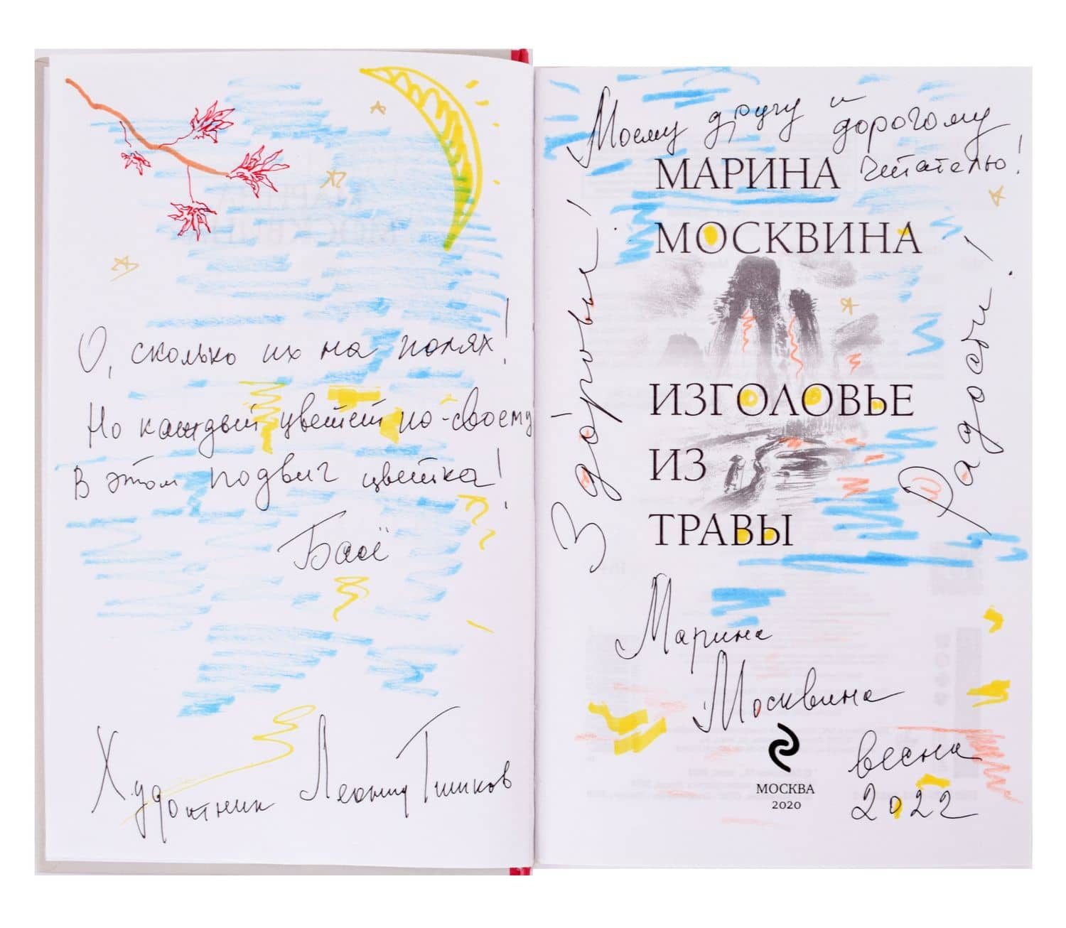 Изголовье из травы (с автографом) — Марина Львовна Москвина (3)