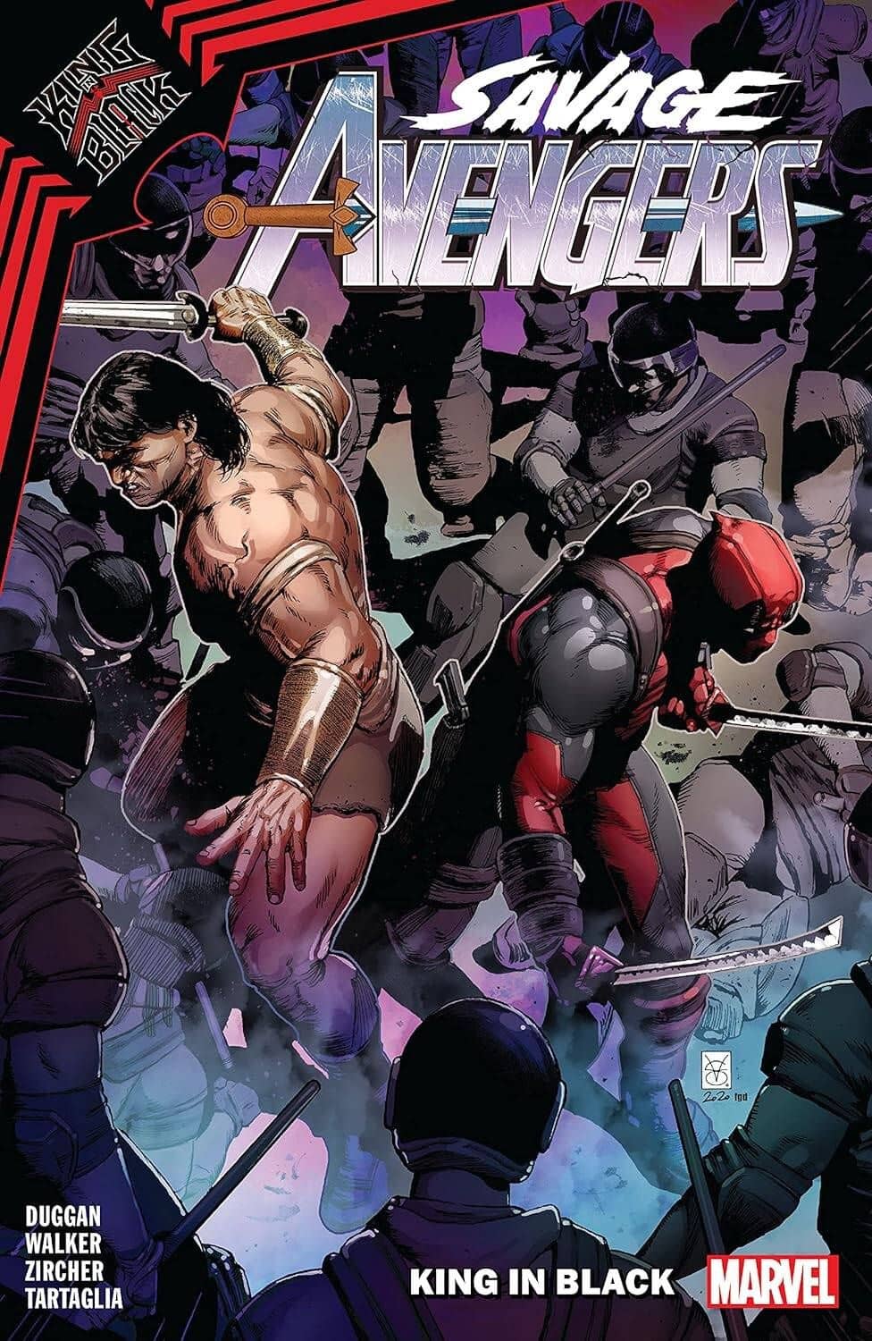 Savage Avengers Vol. 4: King In Black (Gerry Duggan) Дикие мстители Том 4: Король в черном. Книги на английском языке — Gerry Duggan (2)