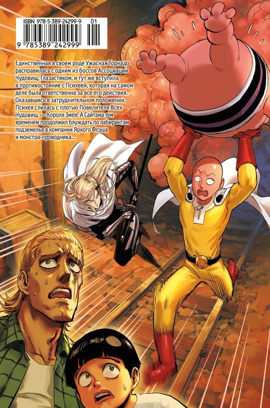 Ванпанчмен. Книга 14 (Том 27, 28) - Вся мощь Торнадо. В бездну. (One Punch-Man). Манга — One (2)