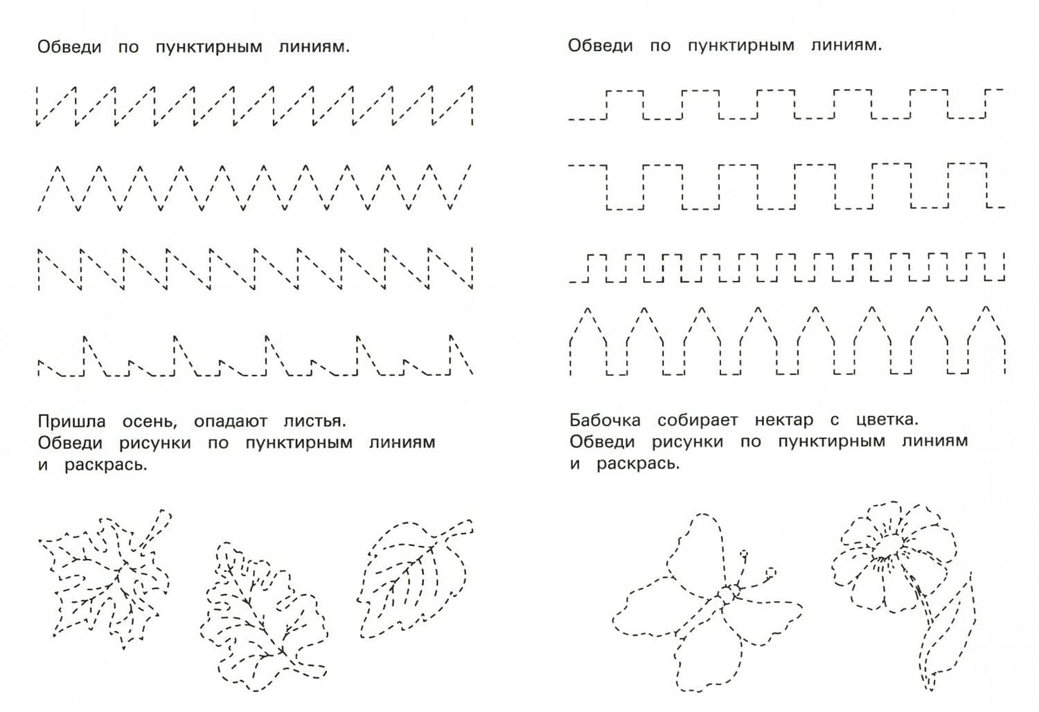 Штриховка, обводка, дорисовка. ФГОС (2)