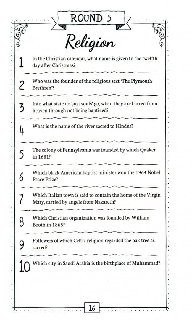 Pub Quiz. Over 4000 questions for the best quiz night ever — Eric Saunders (2)