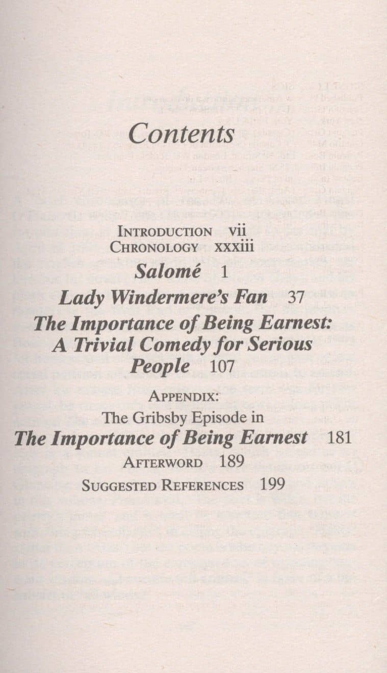 The Importance of Being Earnest and Other Plays — Оскар Уайльд (2)