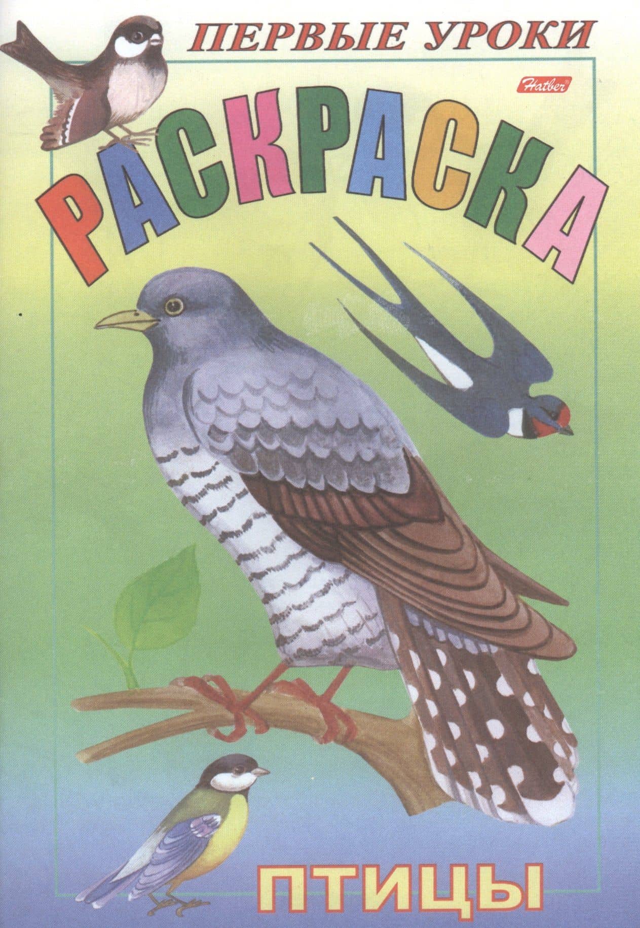 Первые уроки. Раскраска. Птицы