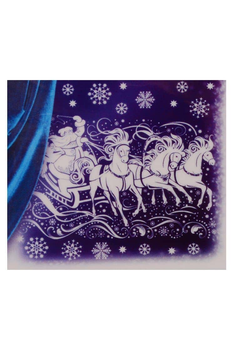 Набор новогодних наклеек "Тройка"