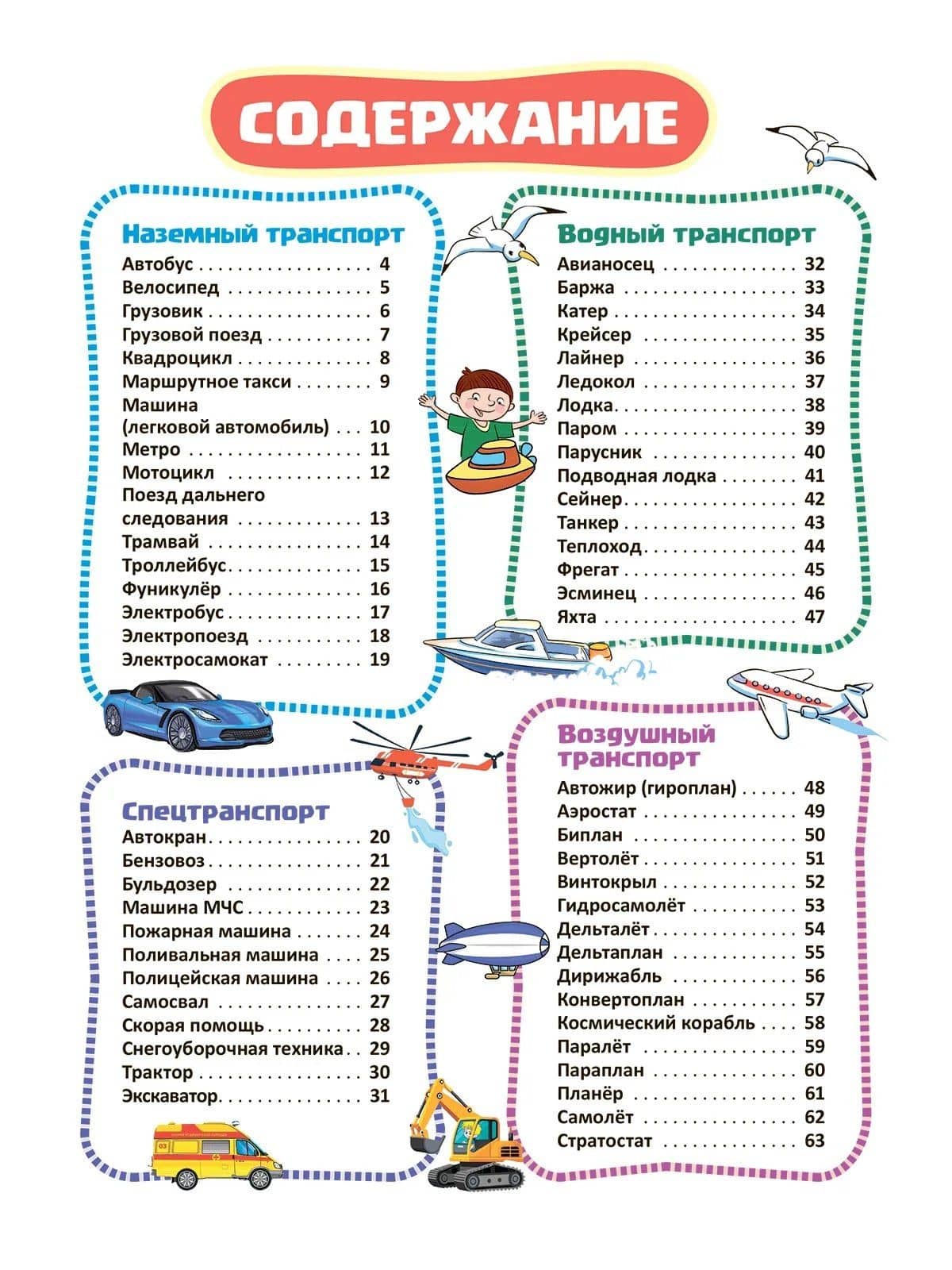 Транспорт. Познавательная книга для детей 4-8 лет (3)