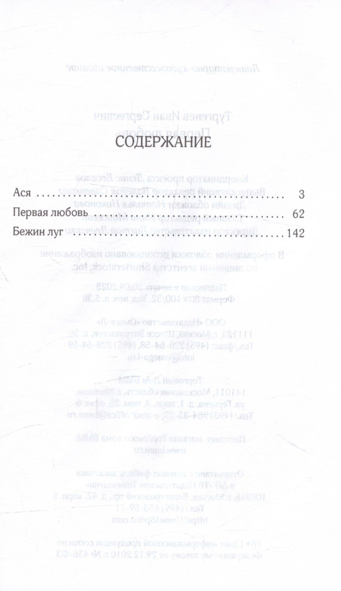 Первая любовь — Иван Сергеевич Тургенев (3)