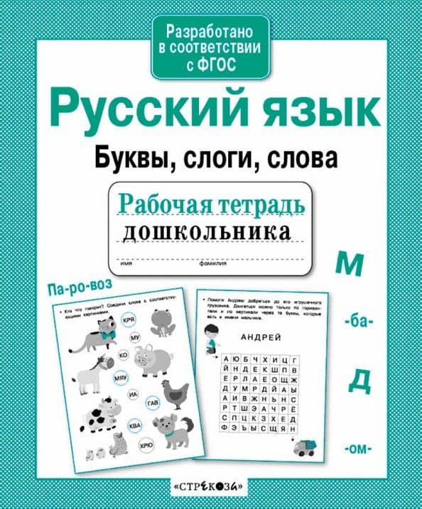 Русский язык. Буквы, слоги, слова — Анна В. Савранская