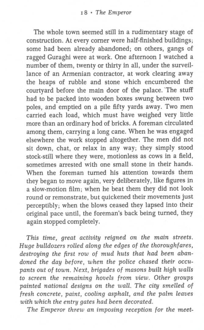 The Emperor — Ryszard Kapuscinski (2)