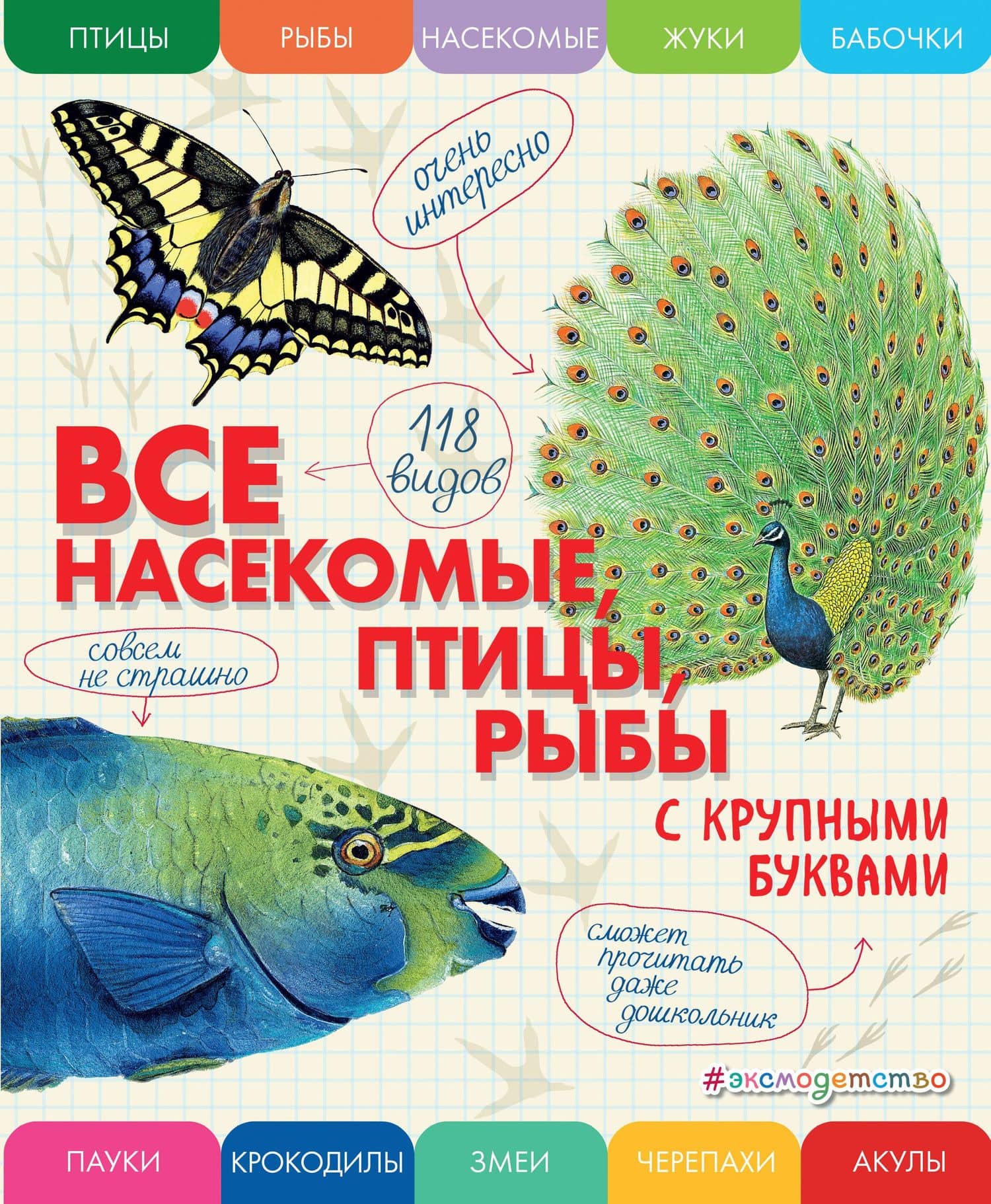 Все насекомые, птицы, рыбы с крупными буквами — Елена Германовна Ананьева