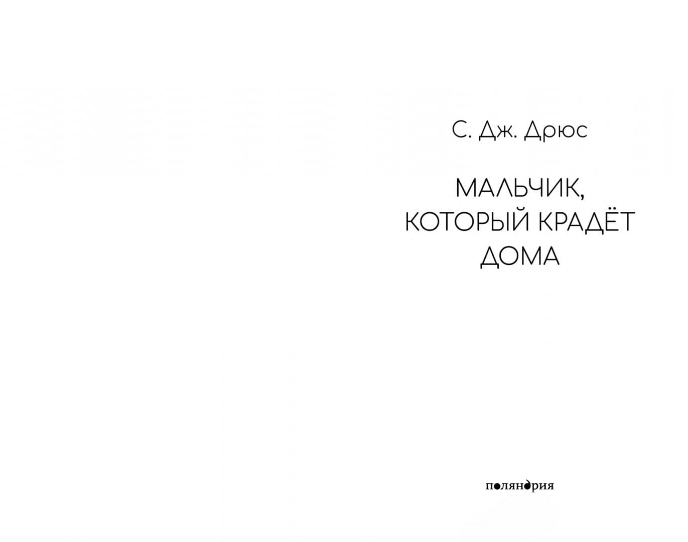 Мальчик, который крадёт дома — С. Дж. Дрюс (3)