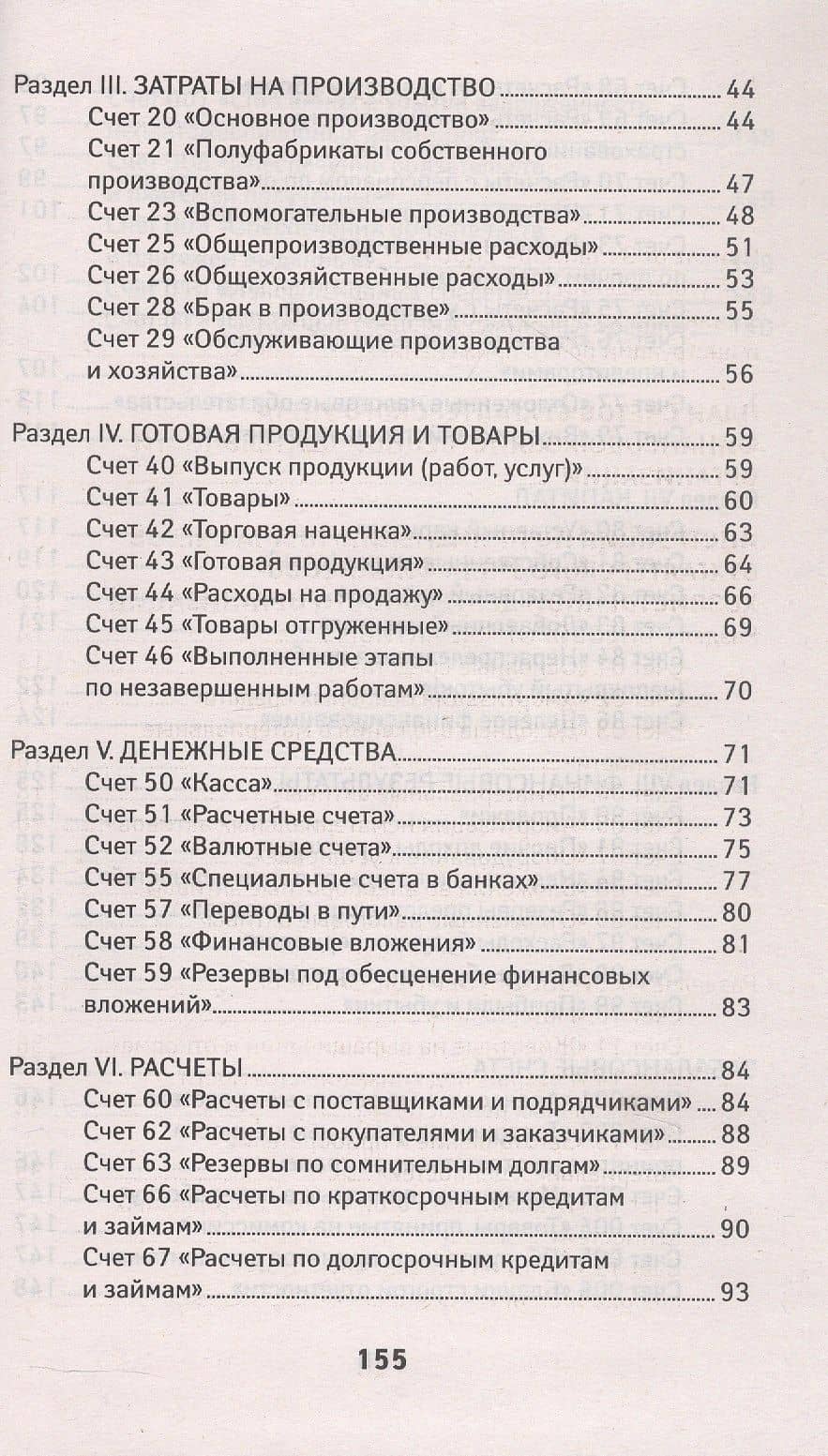 План счетов бухгалтерского учета финансово-хозяйственной деятельности организаций и инструкция по его применению с последними изменениями (3)