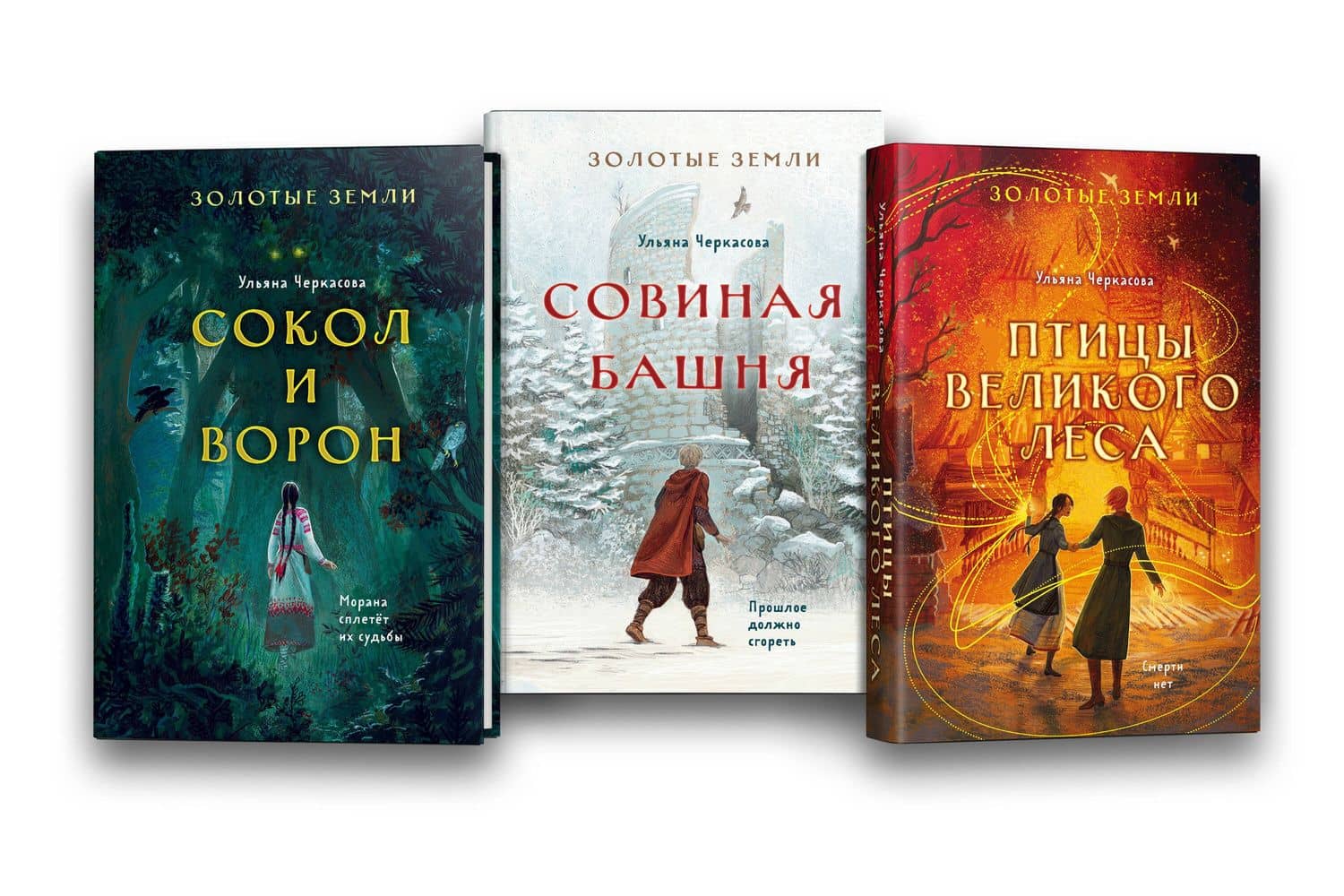 Комплект из 3-х книг (Сокол и ворон + Совиная башня + Птицы великого леса )