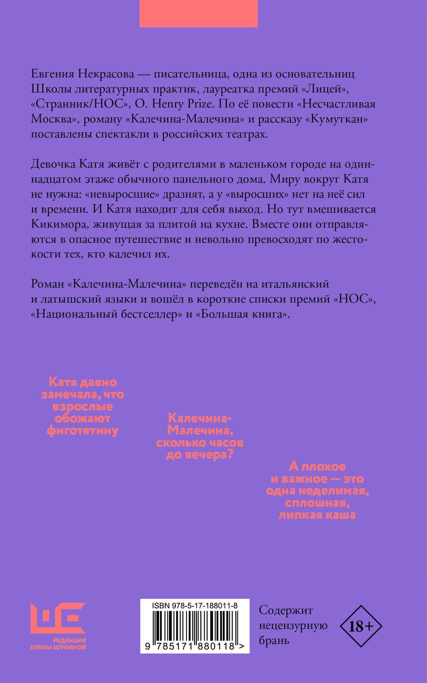 Калечина-Малечина (обложка) — Евгения Некрасова (2)