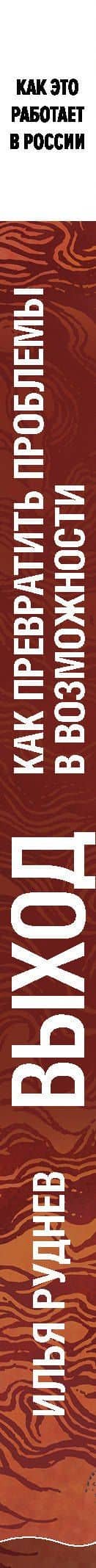 Выход. Как превратить проблемы в возможности — Илья Владимирович Руднев (3)