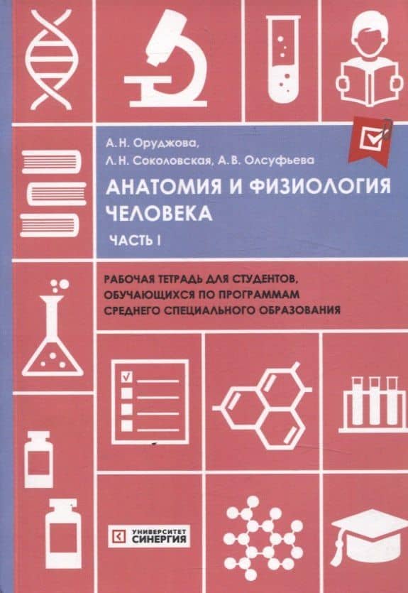 Анатомия и физиология человека часть 1 рабочая тетрадь — Анна Викторовна Олсуфьева