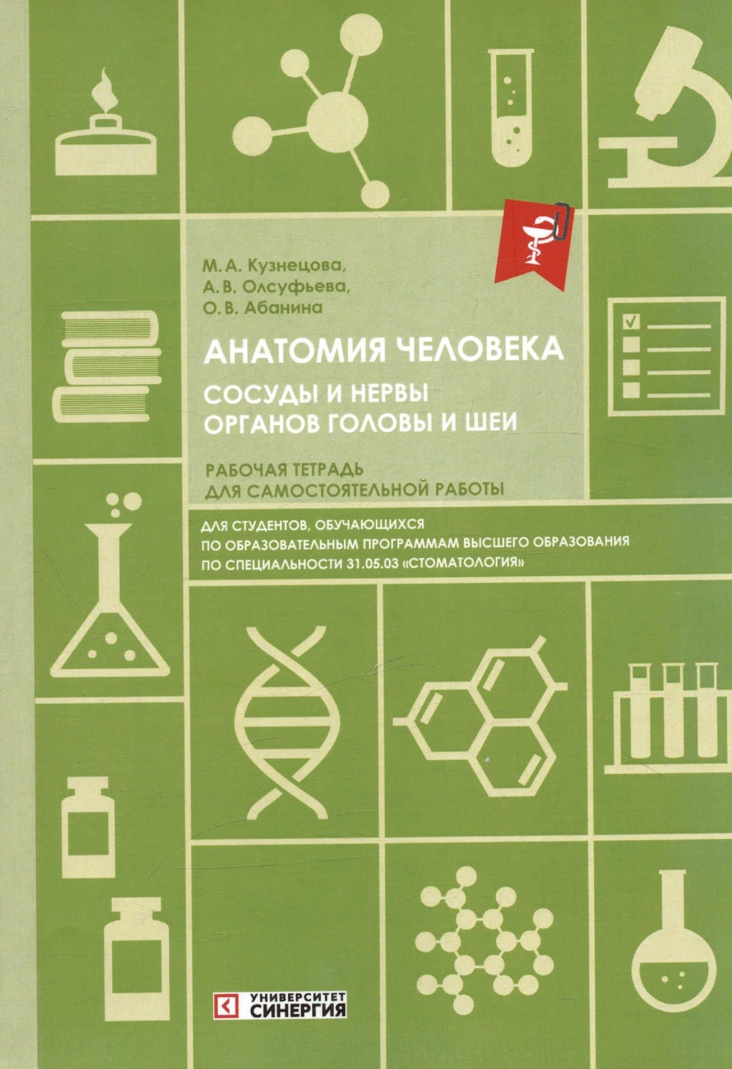 Анатомия человека. Сосуды и нервы органов головы и шеи. Рабочая тетрадь для самостоятельной работы — Анна Викторовна Олсуфьева