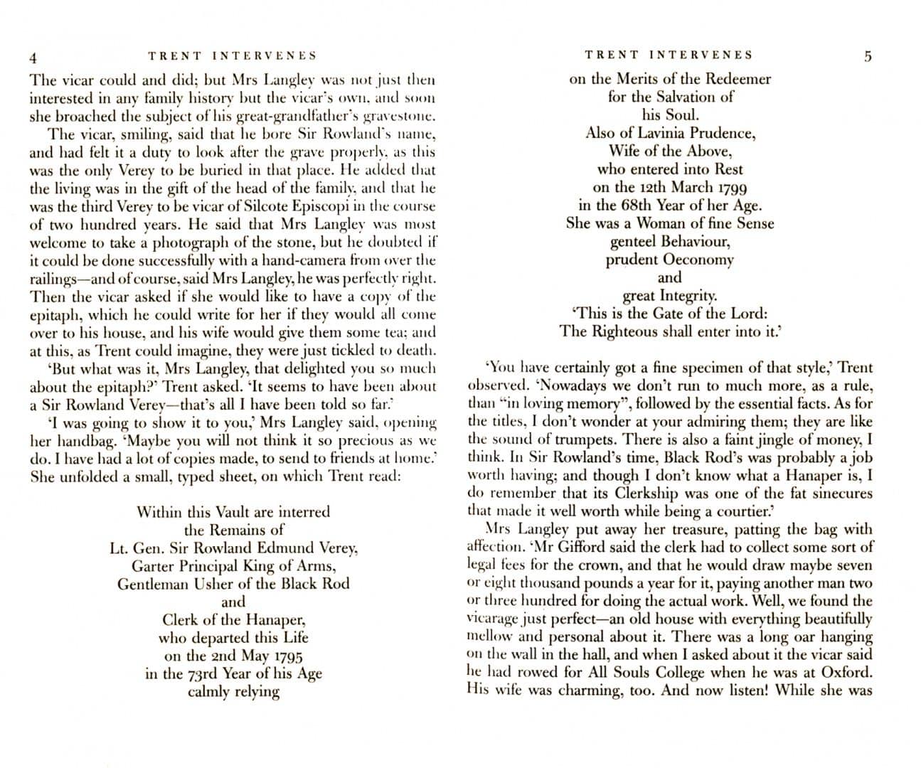 Trent Intervenes — E C Bentley (2)