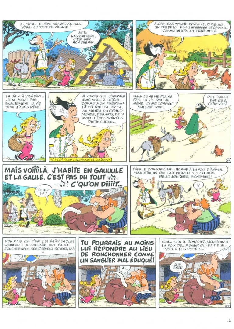 Asterix. Tome 40. L'iris blanc. Комикс — Fabcaro (3)