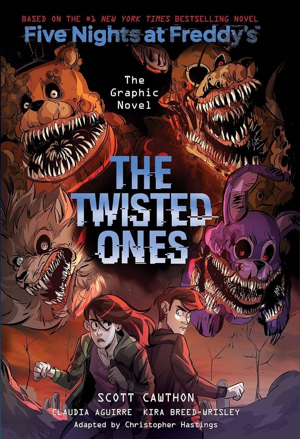 Five Nights at Freddy's The Twisted Ones Graphic Novel Пять ночей у Фредди Искаженные Графический роман / Книги на английском языке — Скотт Коутон