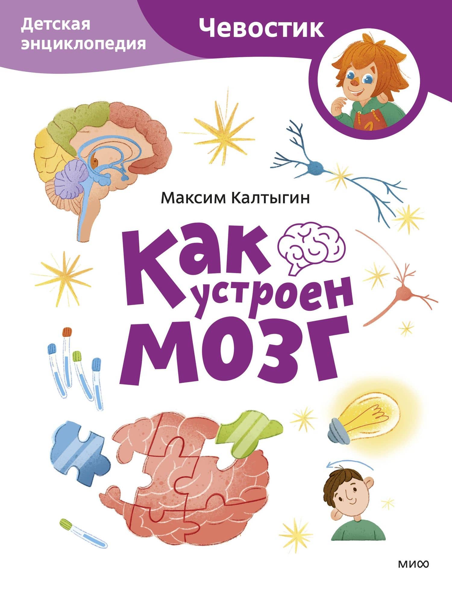 Как устроен мозг. Детская энциклопедия (Чевостик) (Paperback) — Максим Калтыгин