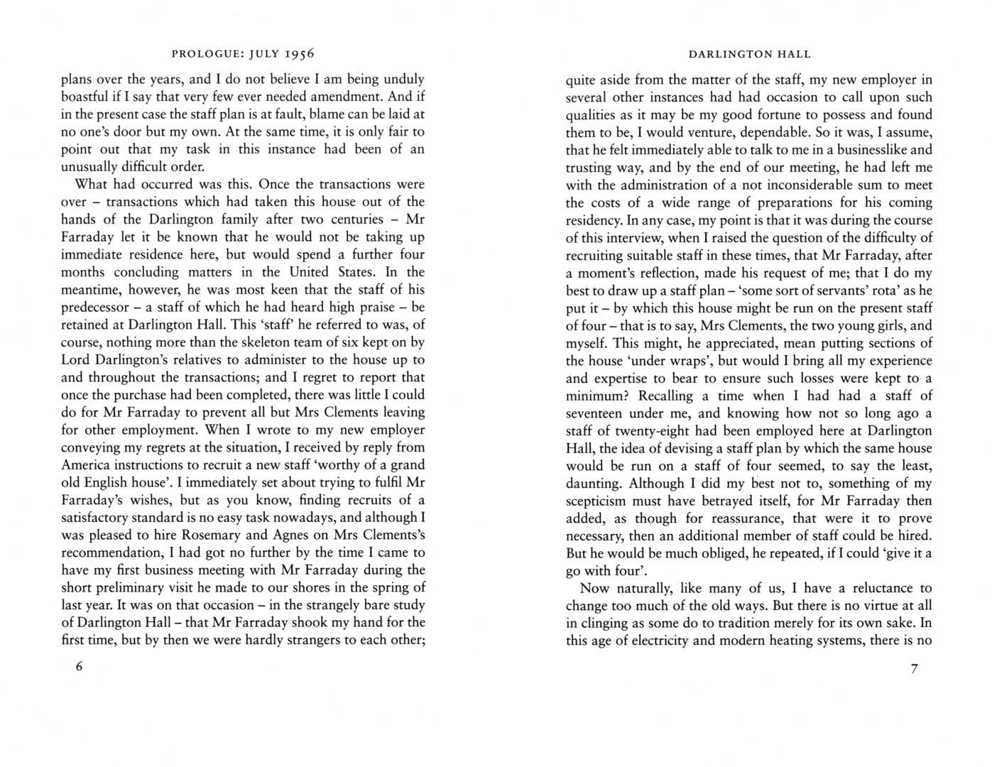 The Remains of the Day — Kazuo Ishiguro (2)