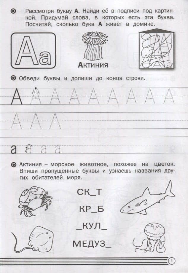 Прописи в линию. Буквы печатные. Тетрадь для занятий с детьми 5-7 лет — Светлана Владимировна Чиркова (2)